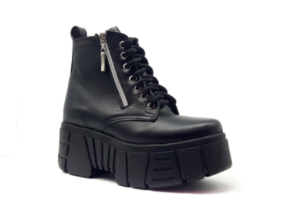 Imagen de Botas Plataformas #3000 con cierre Vinipiel Negro