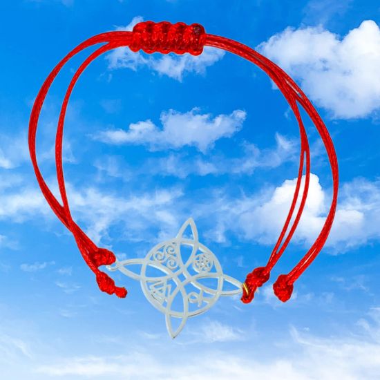 Imagen de Nudo de Bruja 5S- ACERO INOXIDABLE - con  5 PODEROSOS SIMBOLOS de Proteccion Dije Curado Uso Rudo En Pulsera o Collar o Llavero x1