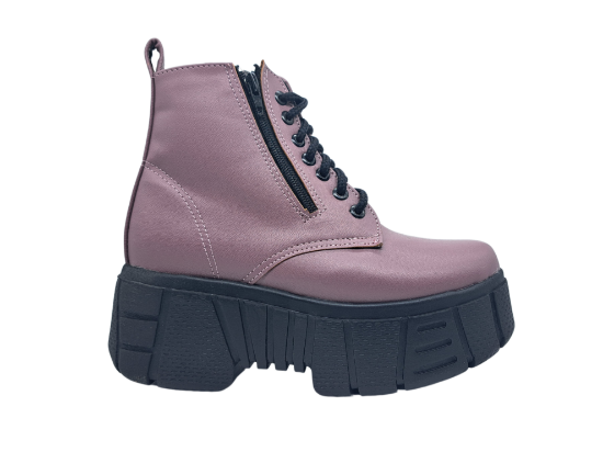 Imagen de Botas Plataformas #3000 con cierre Vinipiel Lila