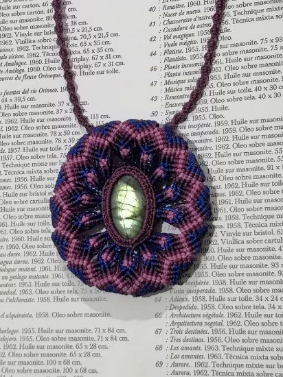 Imagen de Mandala con labradorita 