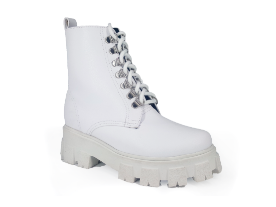 Imagen de Botas Plataformas #500 Vinipiel Blanco