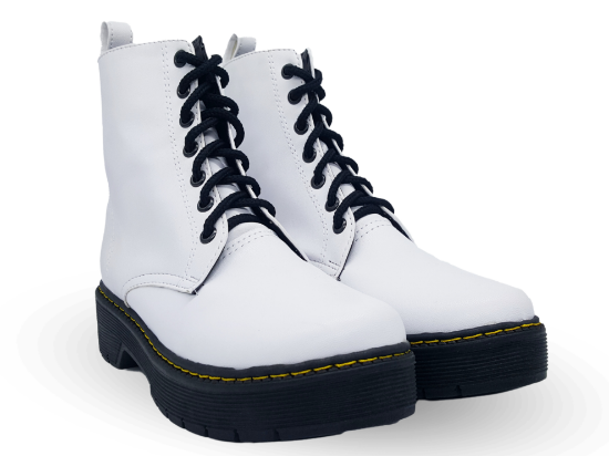 Imagen de Botas #013 Vinipiel Blanco