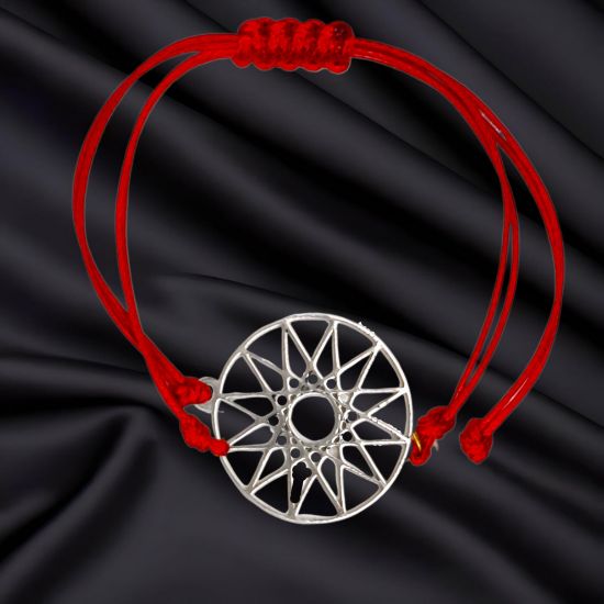 Imagen de Estrella de 12 Picos o Estrella de Dios Poderoso Simbolo de Protección Dije Curado e Intensionado de Acero Inoxidable x1est