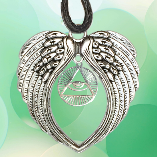 Imagen de 1 Dije Ojo de Dios + Santisima Trinidad 20x20mm Curado o Intensionado Acero Inoxidable Alta Durabilidad en Pulsera o Llavero o Collar+4 Modelos para Escoger -x1