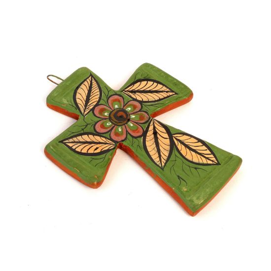 Imagen de Cruz hojas amarillas