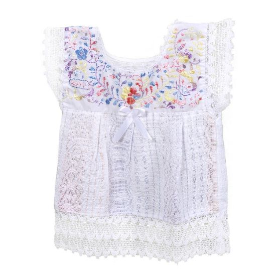 Imagen de Vestido bordado Mitla para niña