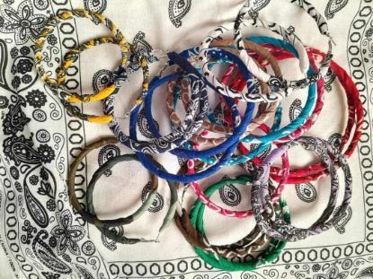 Imagen de Arracadas de paño y paliacate