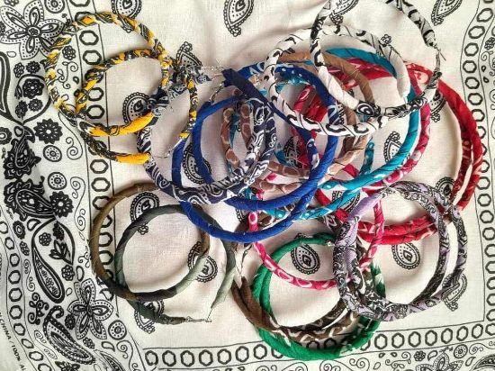 Imagen de Arracadas de paño y paliacate