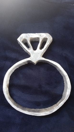 Imagen de Mega molde para buñuelos de aviento,  en forma de Anillo de Compromiso