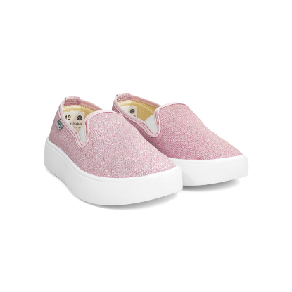Imagen de Tenis Zapato Para Niña Rosa Lona Casual Kids