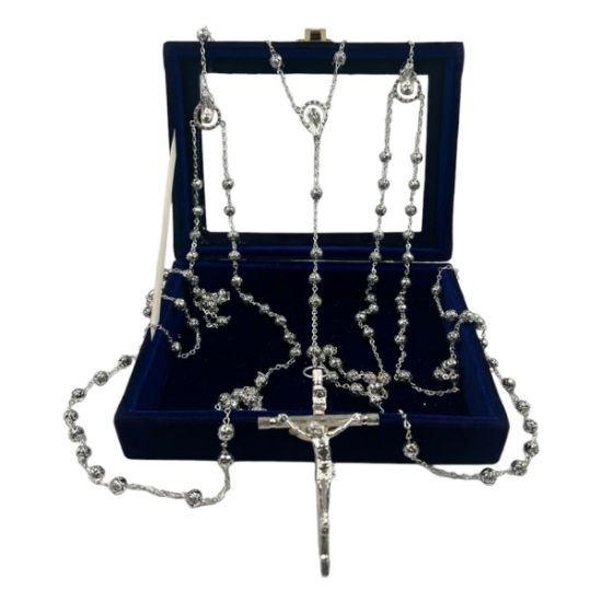 Imagen de Lazo, Mancuerna De Matrimonio, Boda Terminado En Plata Antigua.