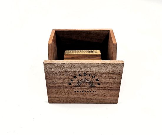 Imagen de Juego de 6 posavasos maderas Tropicales