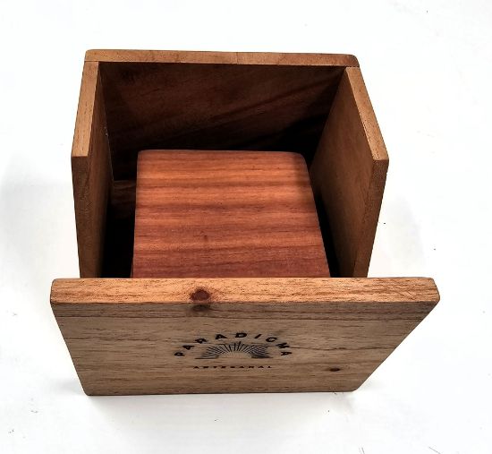 Imagen de Juego de 6 Posavasos en Madera de Zapote