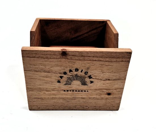 Imagen de Juego de 6 Posavasos en Madera de Zapote