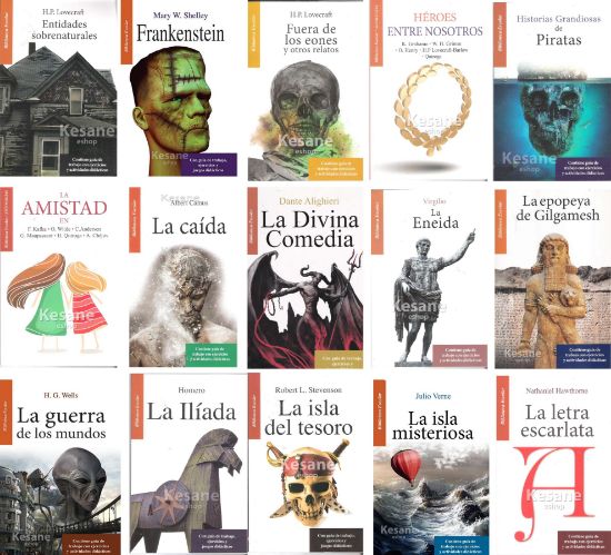 Imagen de Paquete 20 Libros surtidos Biblioteca escolar EMU