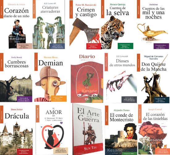 Imagen de Paquete 25 libros surtidos Biblioteca escolar EMU