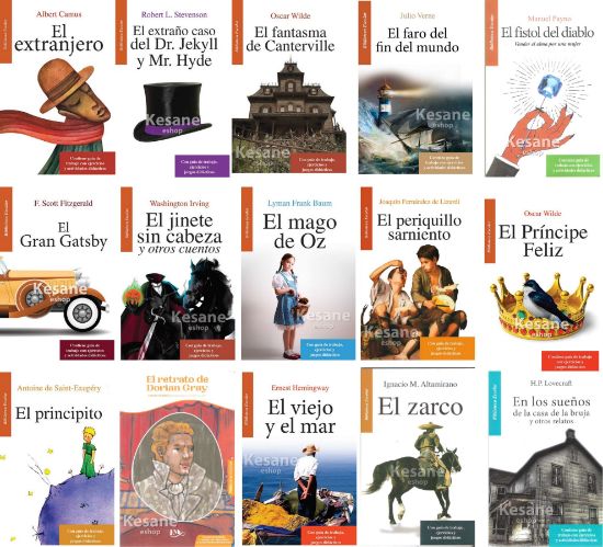 Imagen de Paquete 25 libros surtidos Biblioteca escolar EMU