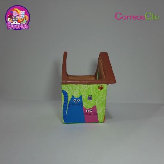 Imagen de MACETA CASA DE GATOS