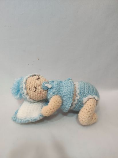 Imagen de Bebé durmiendo amigurumi 