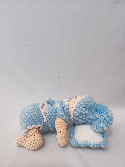 Imagen de Bebé durmiendo amigurumi 