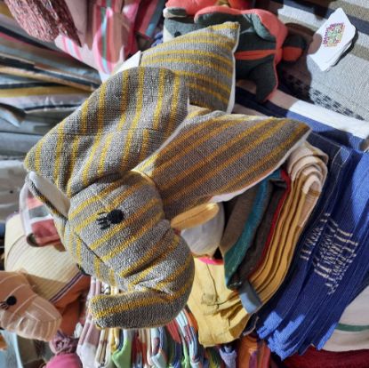 Imagen de Elefante  en tela de algodón 