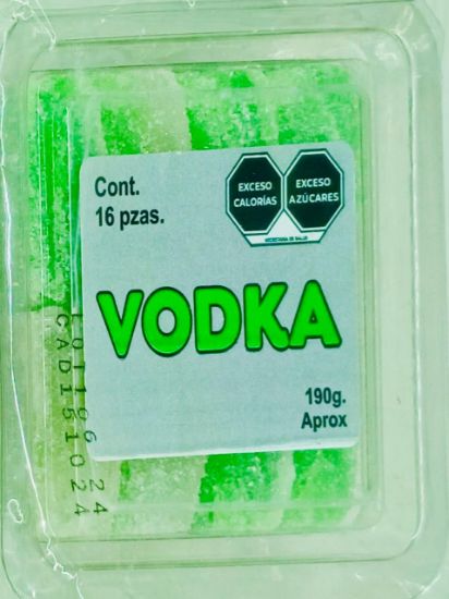 Imagen de Borrachitos gourmet sabor VODKA