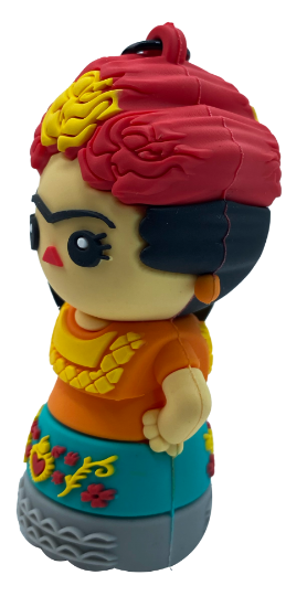 Imagen de By Mexico Llavero 3D Muñeca Floreada 