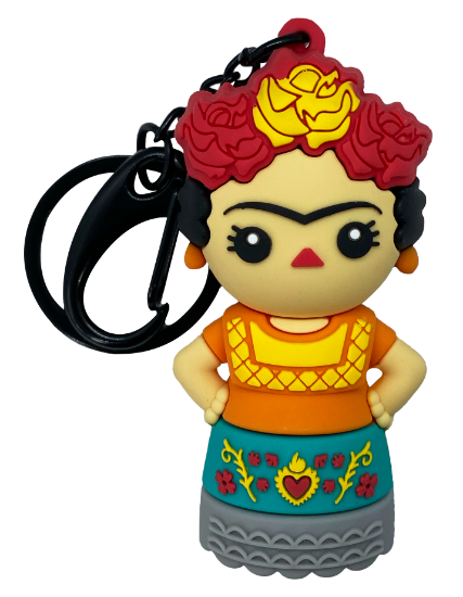 Imagen de By Mexico Llavero 3D Muñeca Floreada 