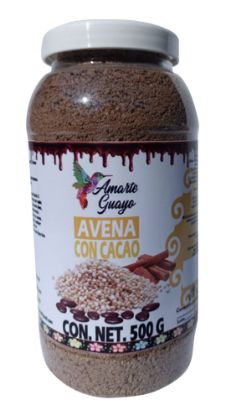 Imagen de AMARTE GUAYO AVENA CON CACAO BOTE PET 500 GR