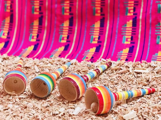 Imagen de 1 BALERO COPA DE MADERA - JUGUETE ARTESANAL MEXICANO