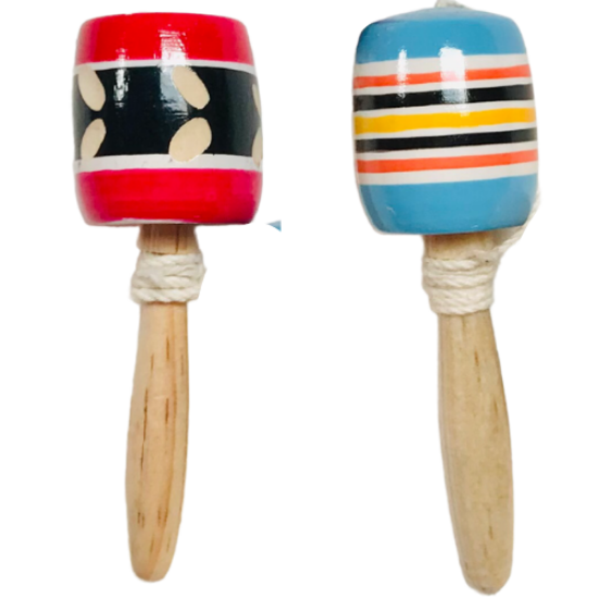 Imagen de 12 Piezas  Mini Baleros De Madera Juguete Típico Artesanal