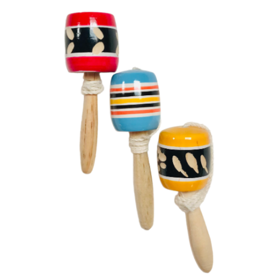 Imagen de 12 Piezas  Mini Baleros De Madera Juguete Típico Artesanal