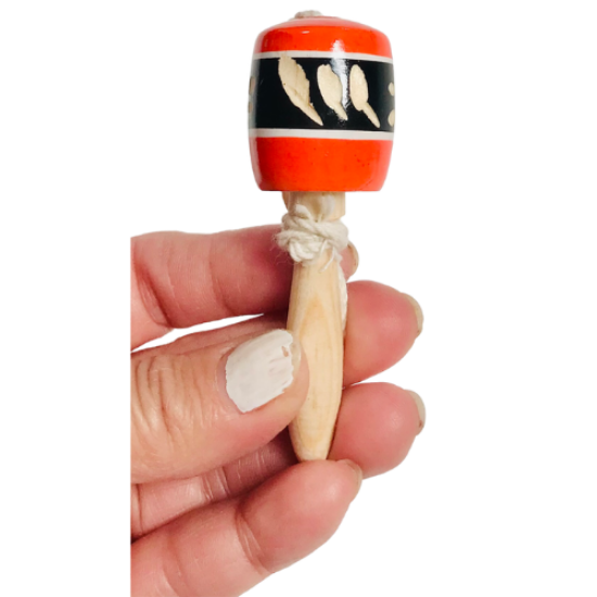 Imagen de 12 Piezas  Mini Baleros De Madera Juguete Típico Artesanal