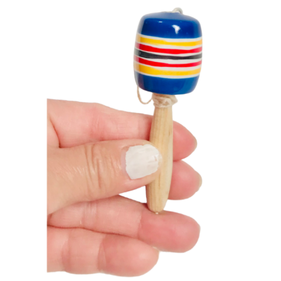 Imagen de 12 Piezas  Mini Baleros De Madera Juguete Típico Artesanal