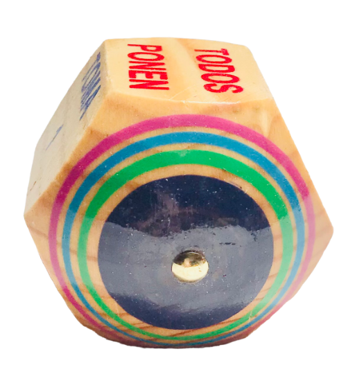 Imagen de 1 Perinola - Pirinola Toma Todo Gigante |  Juguetes Artesanales