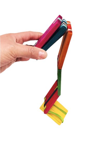 Imagen de 6 Tablitas Mágicas De Madera Juguete Mexicano