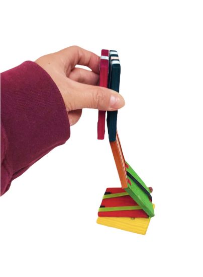 Imagen de 6 Tablitas Mágicas De Madera Juguete Mexicano