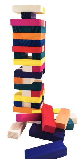 Imagen de 3 Torres De Bloques | Colorido | Juego De Mesa |