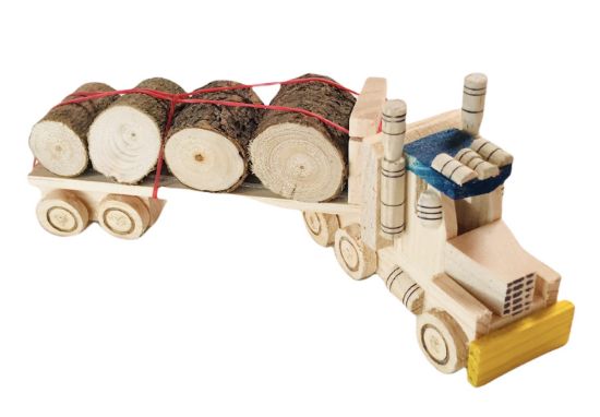 Imagen de 2 Tráiler De Madera - Juguete Artesanal Mexicano - Camión -