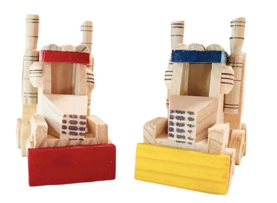 Imagen de 2 Tráiler De Madera - Juguete Artesanal Mexicano - Camión -