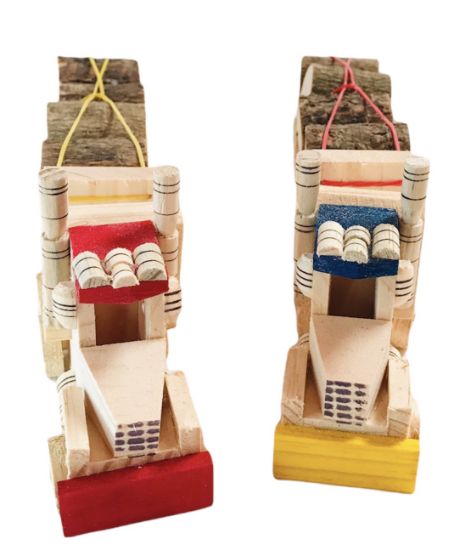 Imagen de 2 Tráiler De Madera - Juguete Artesanal Mexicano - Camión -