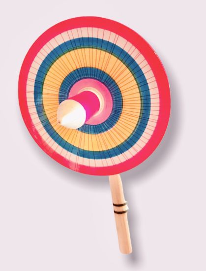 Imagen de 2 Trompos Churumbelas | Madera | Juguete Típico Mexicano