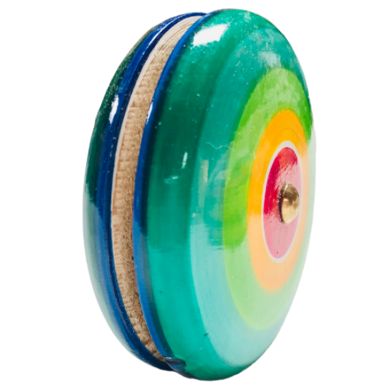 Imagen de 4 Yoyos De Madera / Juguetes Para Niños - Niñas