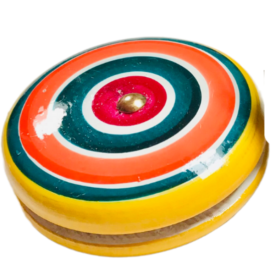 Imagen de 4 Yoyos De Madera / Juguetes Para Niños - Niñas