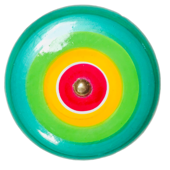 Imagen de 4 Yoyos De Madera / Juguetes Para Niños - Niñas