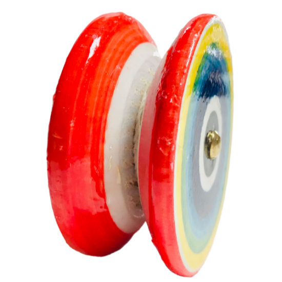 Imagen de 4 YOYOS DE MADERA - YOYO ESTILO MARIPOSA