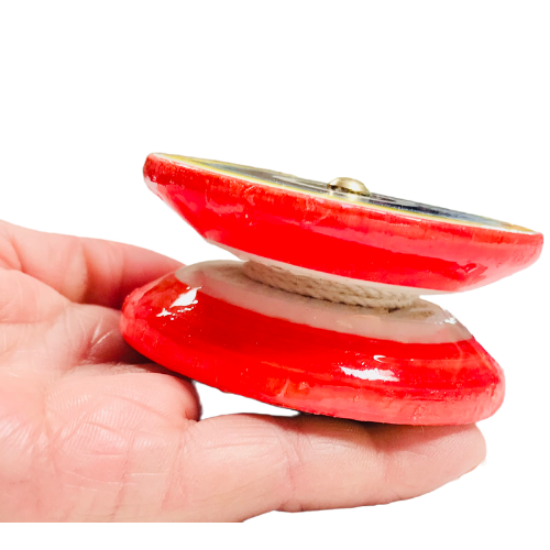 Imagen de 4 YOYOS DE MADERA - YOYO ESTILO MARIPOSA