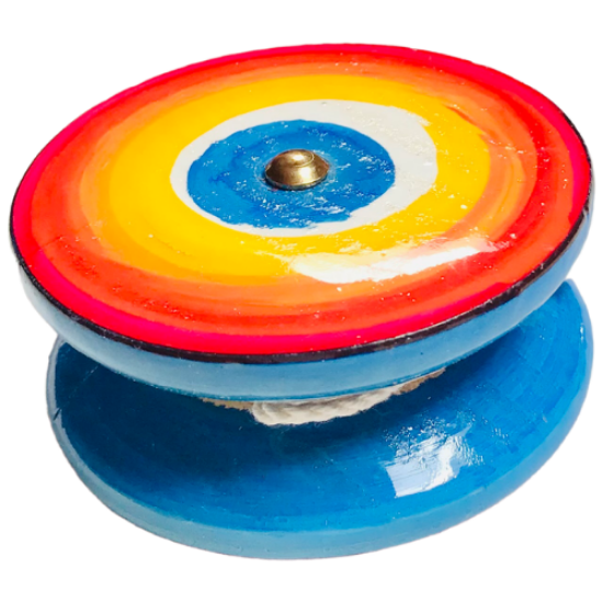 Imagen de 4 YOYOS DE MADERA - YOYO ESTILO MARIPOSA