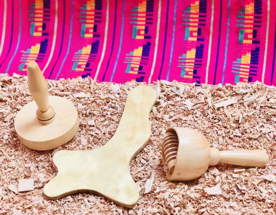 Imagen de Kit 3 Piezas Paquete De Madero Terapia En Madera Para El Cuerpo