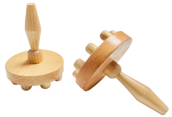 Imagen de Champiñón Madero terapia - 16 Alto X 12 Diámetro - Madera